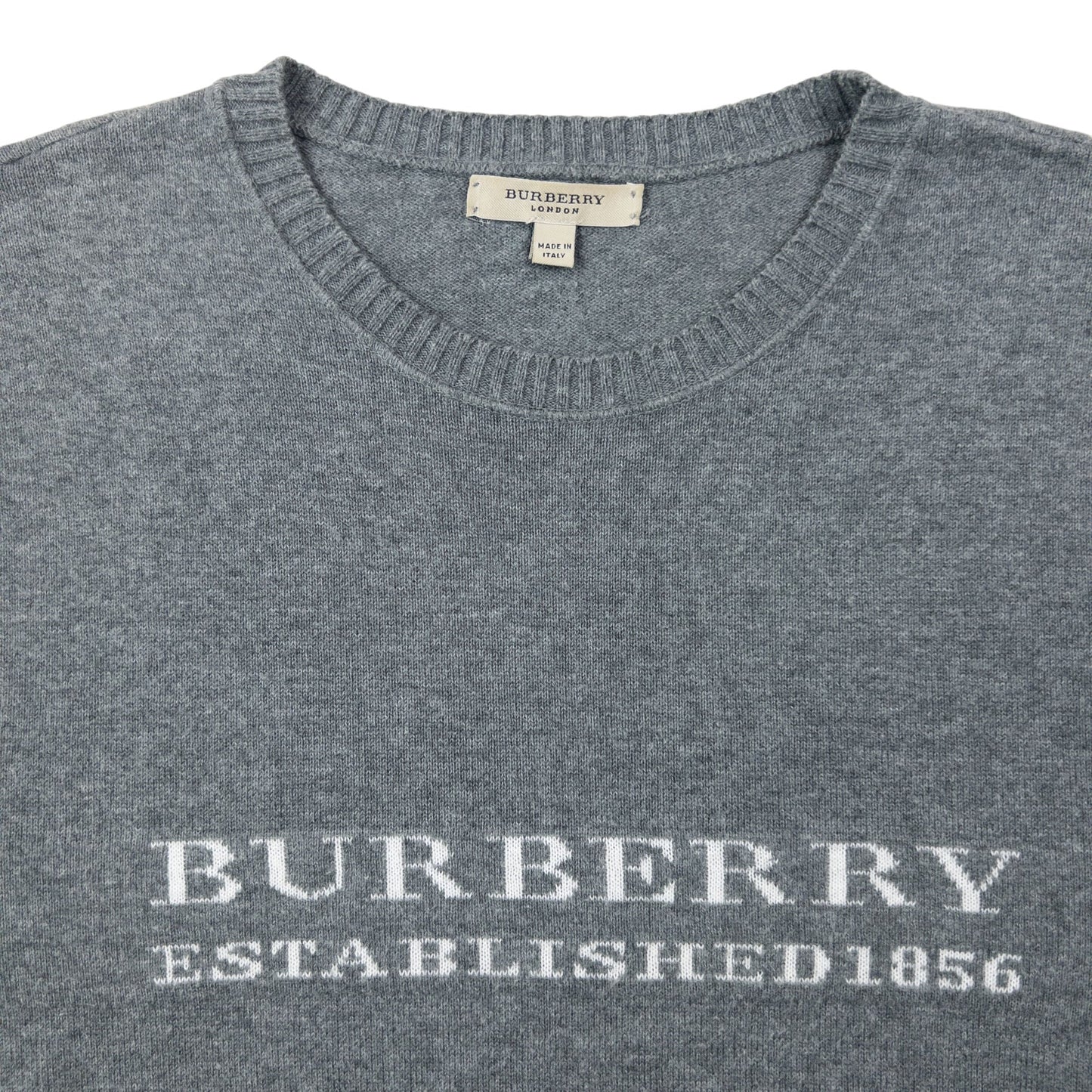 Vintage 2000s Burberry Lightweight Jumper Womens Size M | Medium, Grey