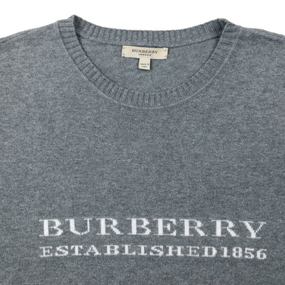 Vintage 2000s Burberry Lightweight Jumper Womens Size M | Medium, Grey