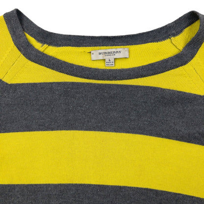 Vintage 2000s Burberry Striped Lightweight Jumper Size L