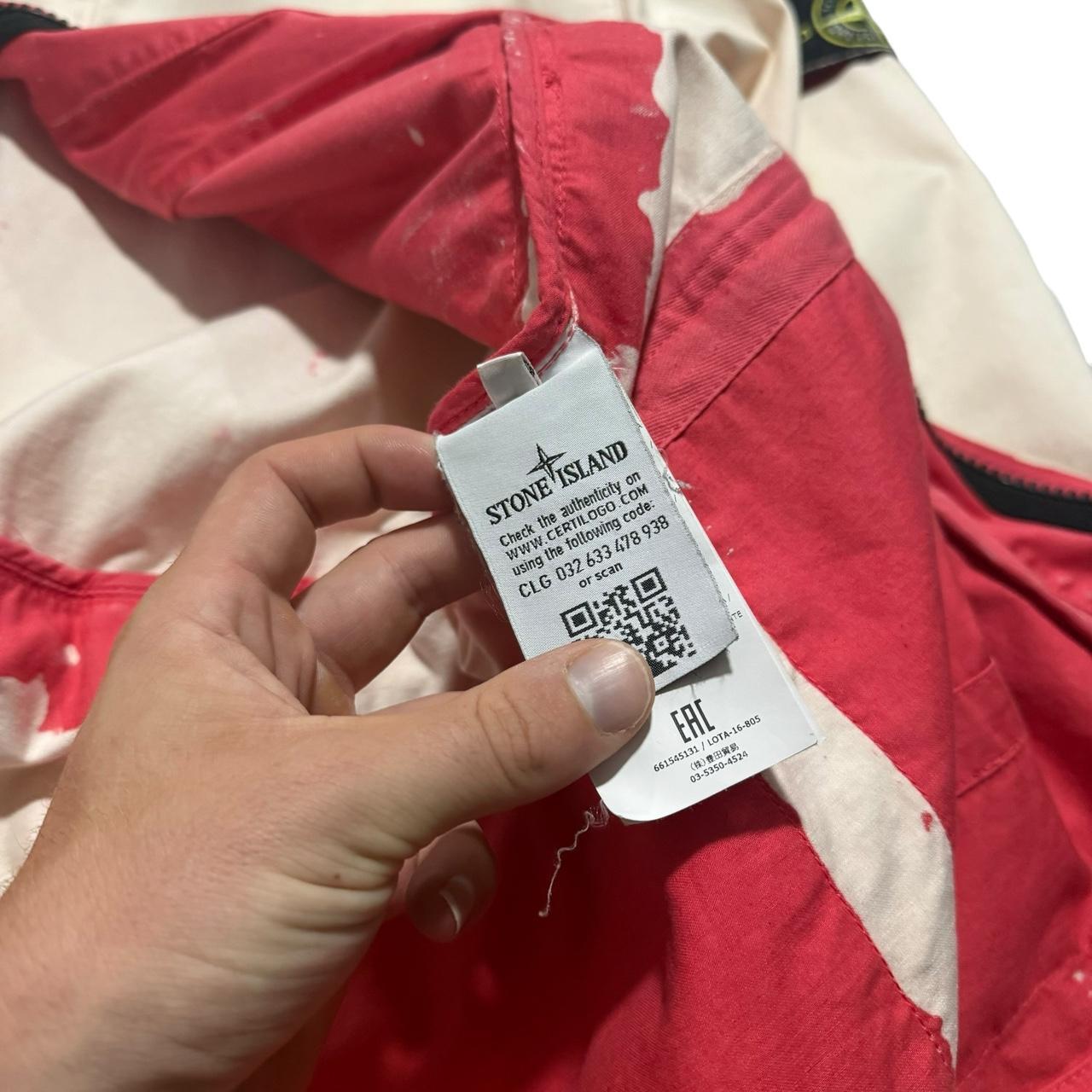 Stone Island Hand corrosion On Raso Field Jacket | Large, Beige