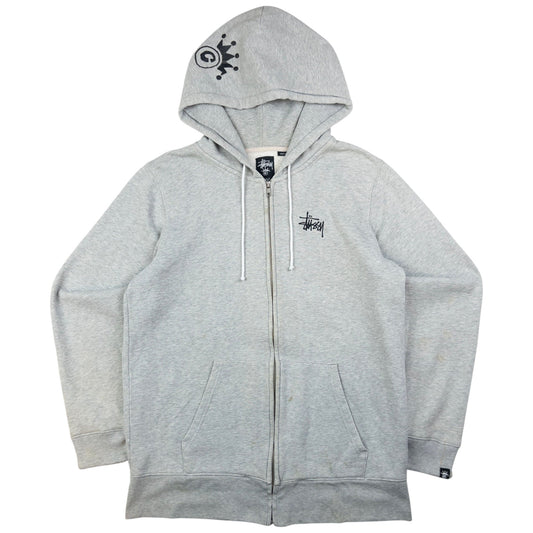 Vintage Stussy Zip Up Hoodie Size L