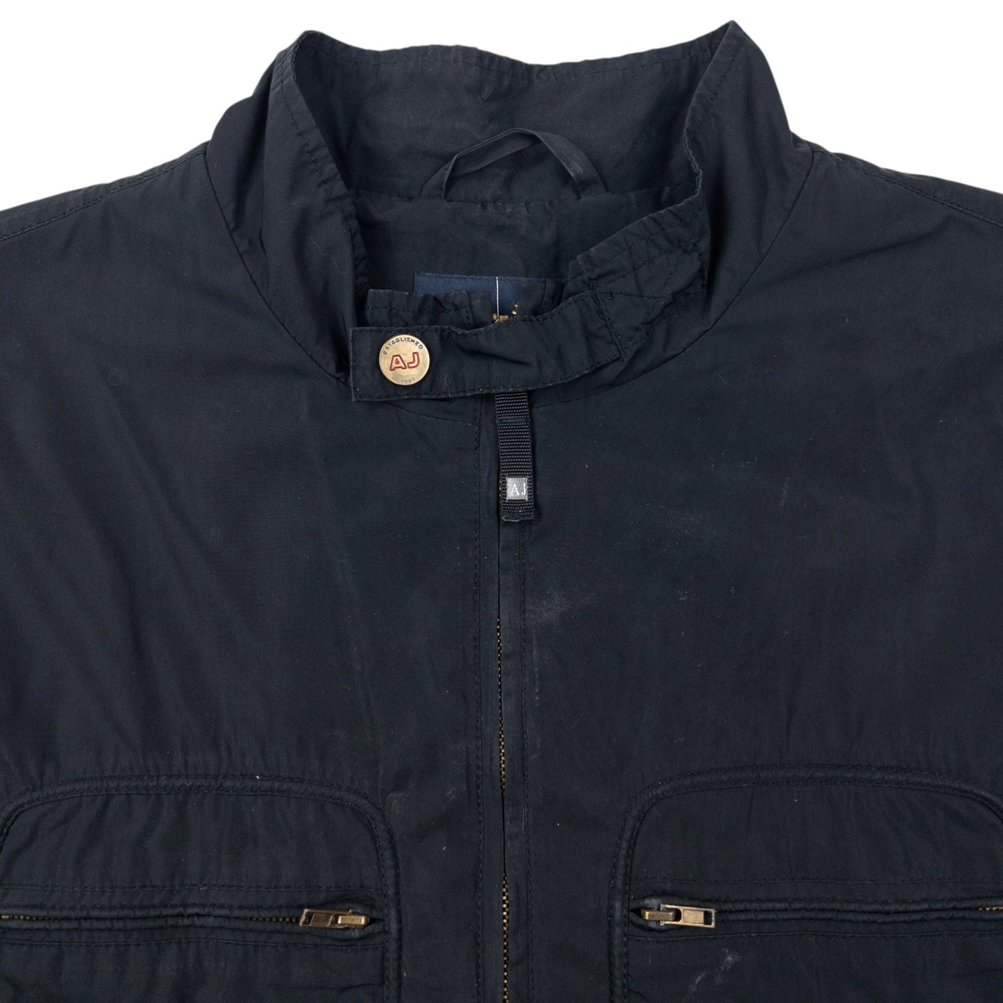 Vintage Armani Jeans Lightweight Zip Up Jacket Size S