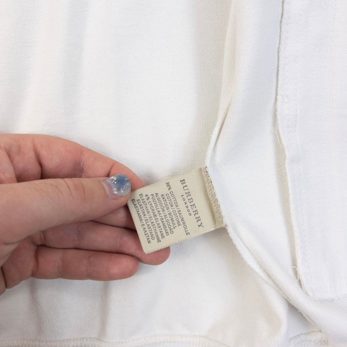Vintage Burberry Zip Up Sweatshirt Womens Size S | Small, White