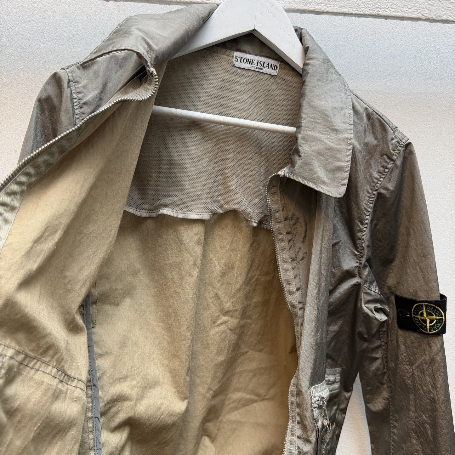 00’s Stone Island Flight Jacket (L) | Large, Red