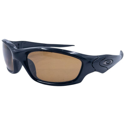 Vintage 2013 Oakley Straight Jacket II Polished Black Sunglasses | O/S, Multicoloured
