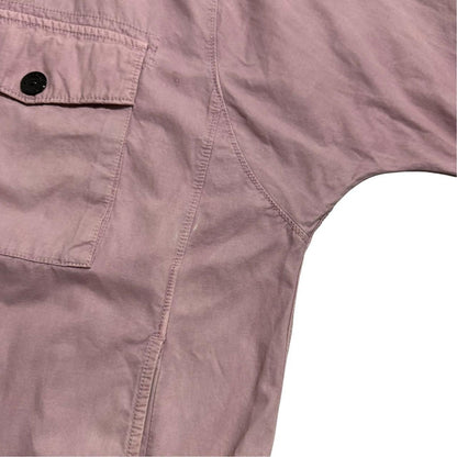 Stone Island Canvas Pullover Smock | Large, Mauve