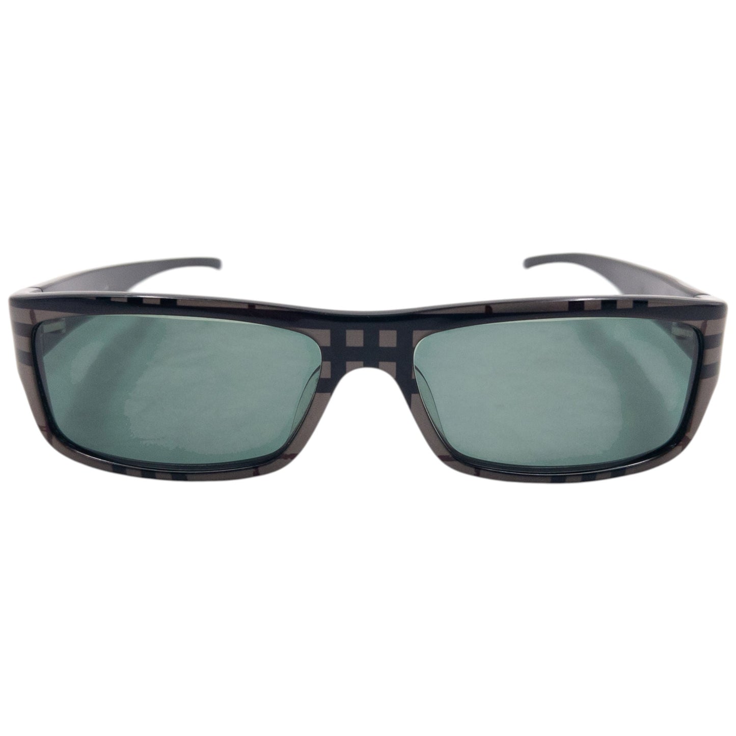 Vintage 2000s Burberry Nova Check Sunglasses | O/S, Green