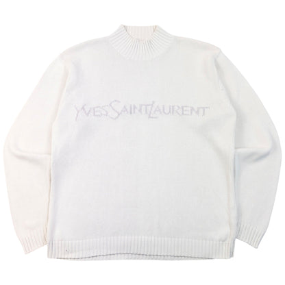 Vintage 2000s YSL Yves Saint Laurent Knit Jumper Size XL | XL, Purple