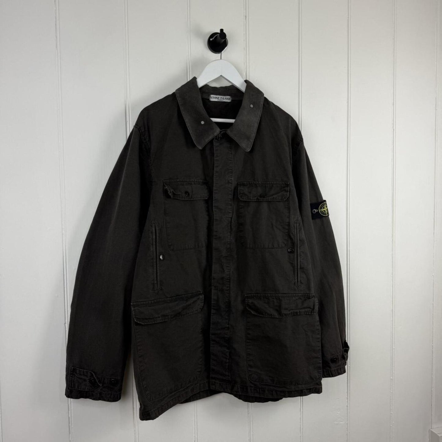 Stone Island Carpenter Style Jacket Charcoal Grey (XXL) | XXL, Grey