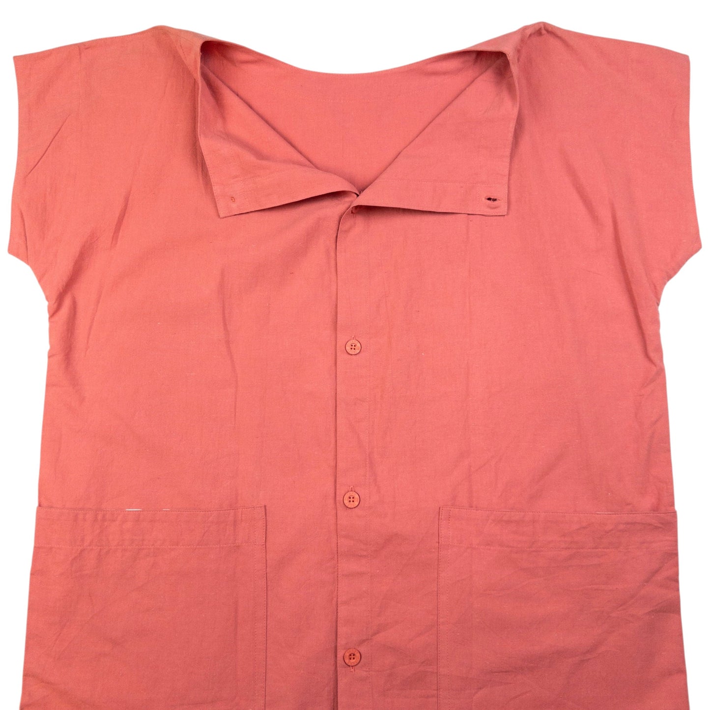 Vintage Issey Miyake Kitchen Button Up Apron Dress Womens Size S