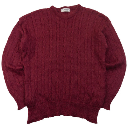 Vintage 90s Burberry Mohair Knit Jumper Size S | Small, Multicoloured