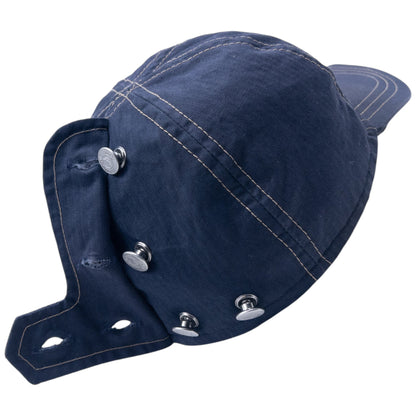 Vintage 2000s Armani Jeans Button Back Embroidered Hat