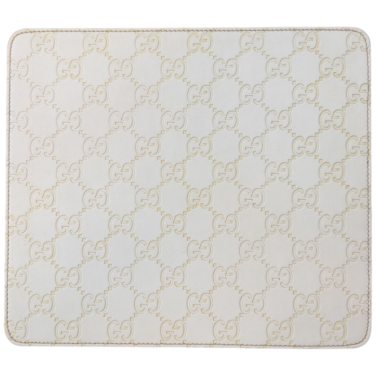 Vintage 2000s Gucci Monogram Leather Mouse Pad