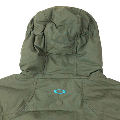 Vintage 2000s Oakley Fur Hood Puffer Jacket Size L | Large, Green