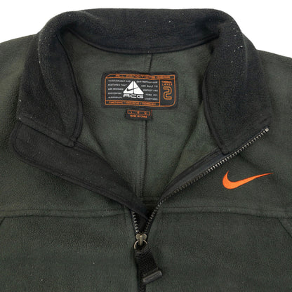 Vintage 2000s Nike ACG Therma-Fit Fleece Jacket Size L | Large, Grey
