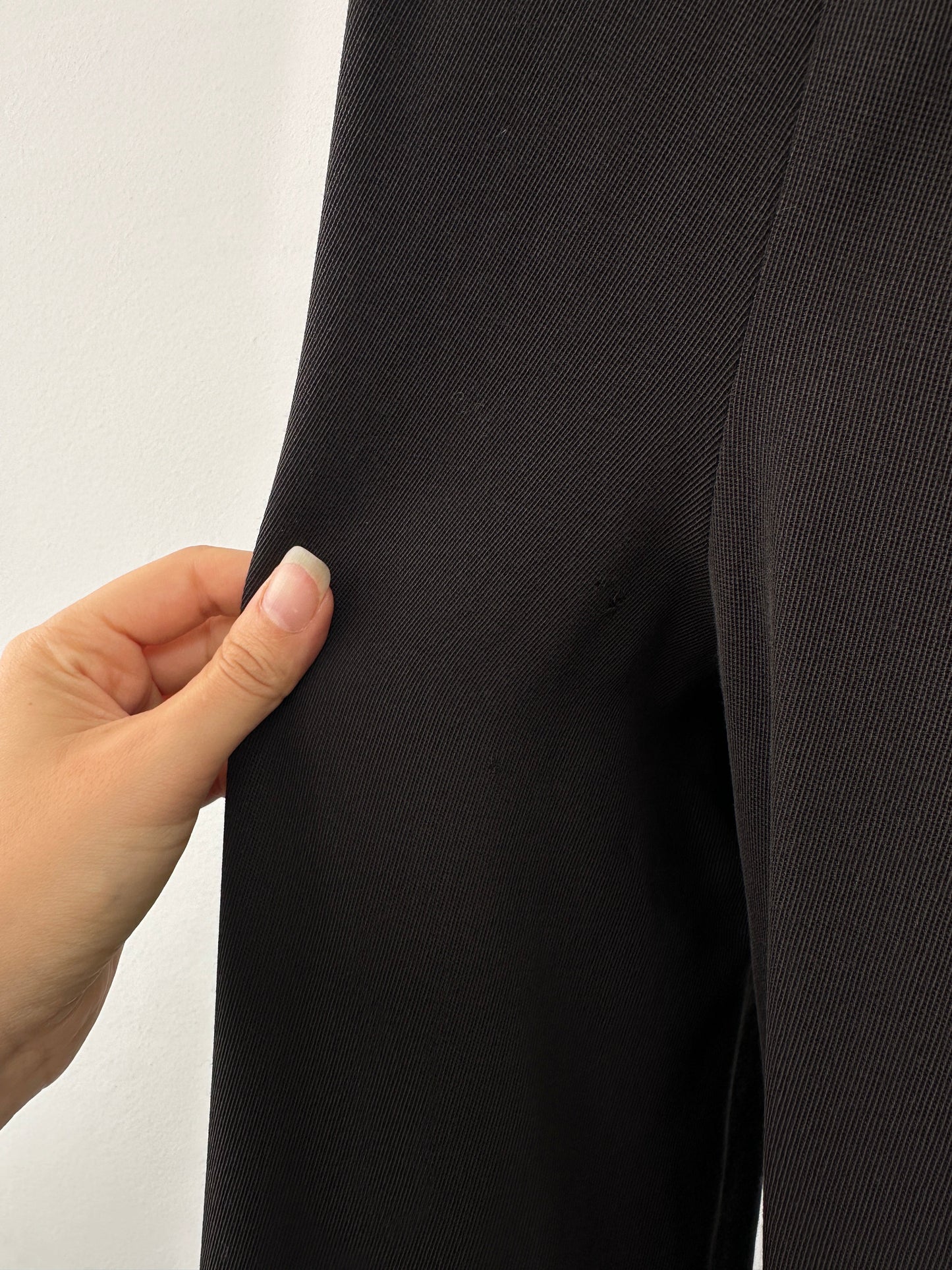 Mani 1990s Pure Wool Straight Leg Trousers - W26
