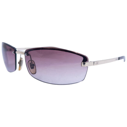Vintage 90s Gucci Rimless Sunglasses | O/S, Brown