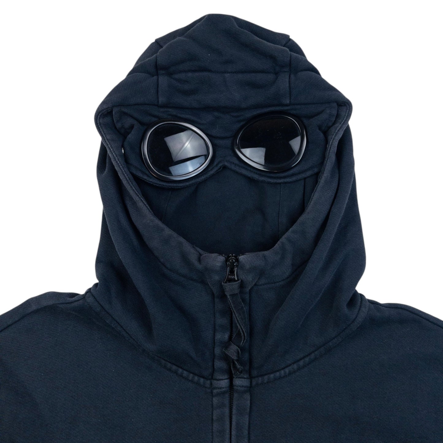 Vintage CP Company Goggle Hood Zip Up Hoodie Size M | Medium, Navy