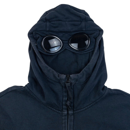 Vintage CP Company Goggle Hood Zip Up Hoodie Size M | Medium, Navy