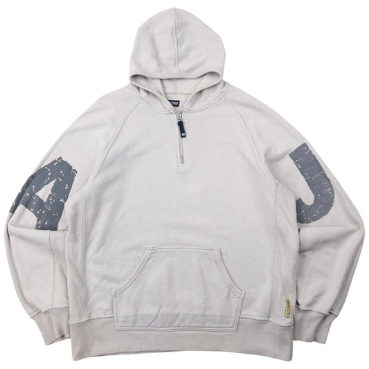 Vintage Armani Jeans Q Zip Hoodie Size M