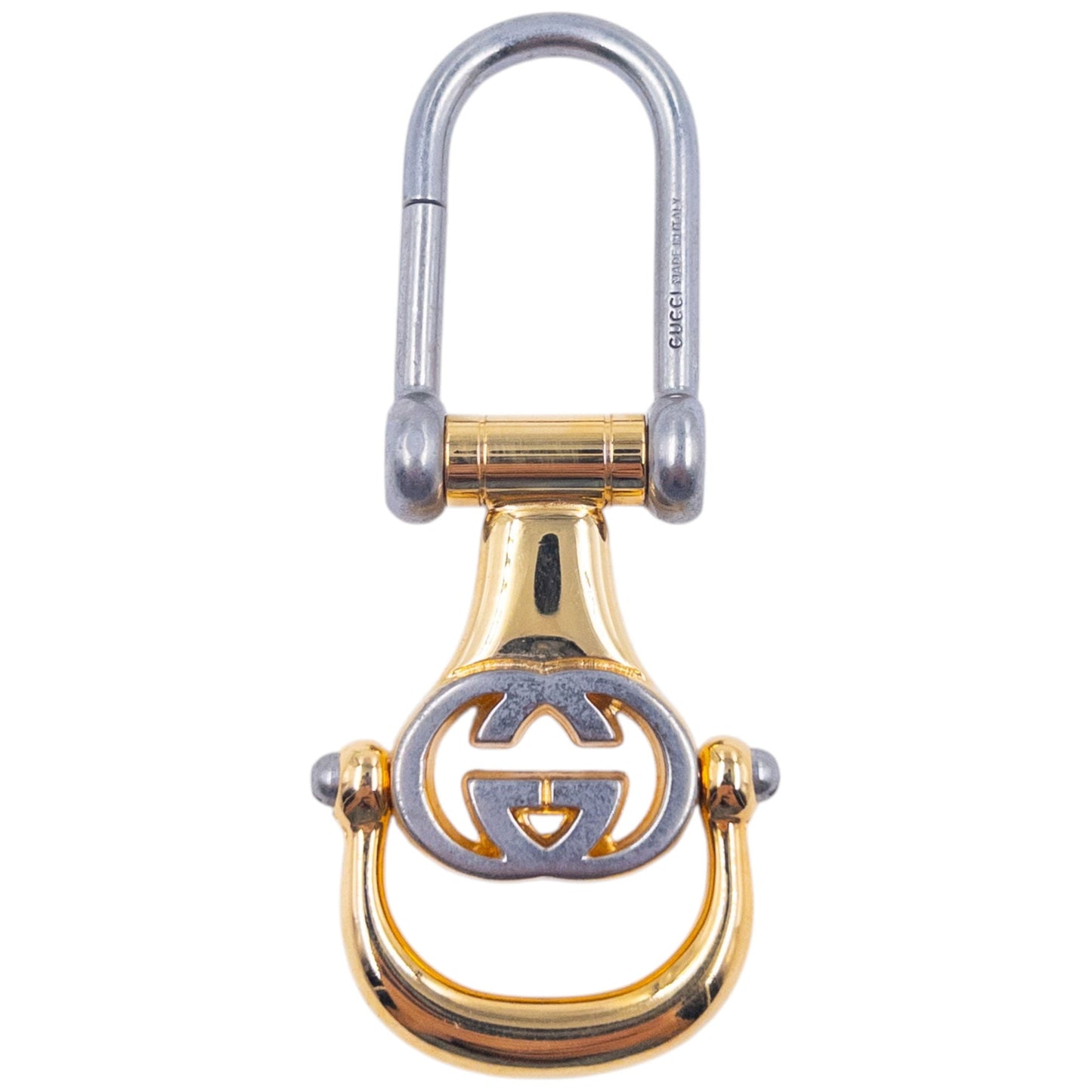 Vintage 80s Gucci Cut-Out Keyring | O/S, Gold