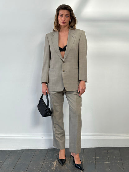 Burberry 1990s Pure Wool Single Breasted Suit - M/W32