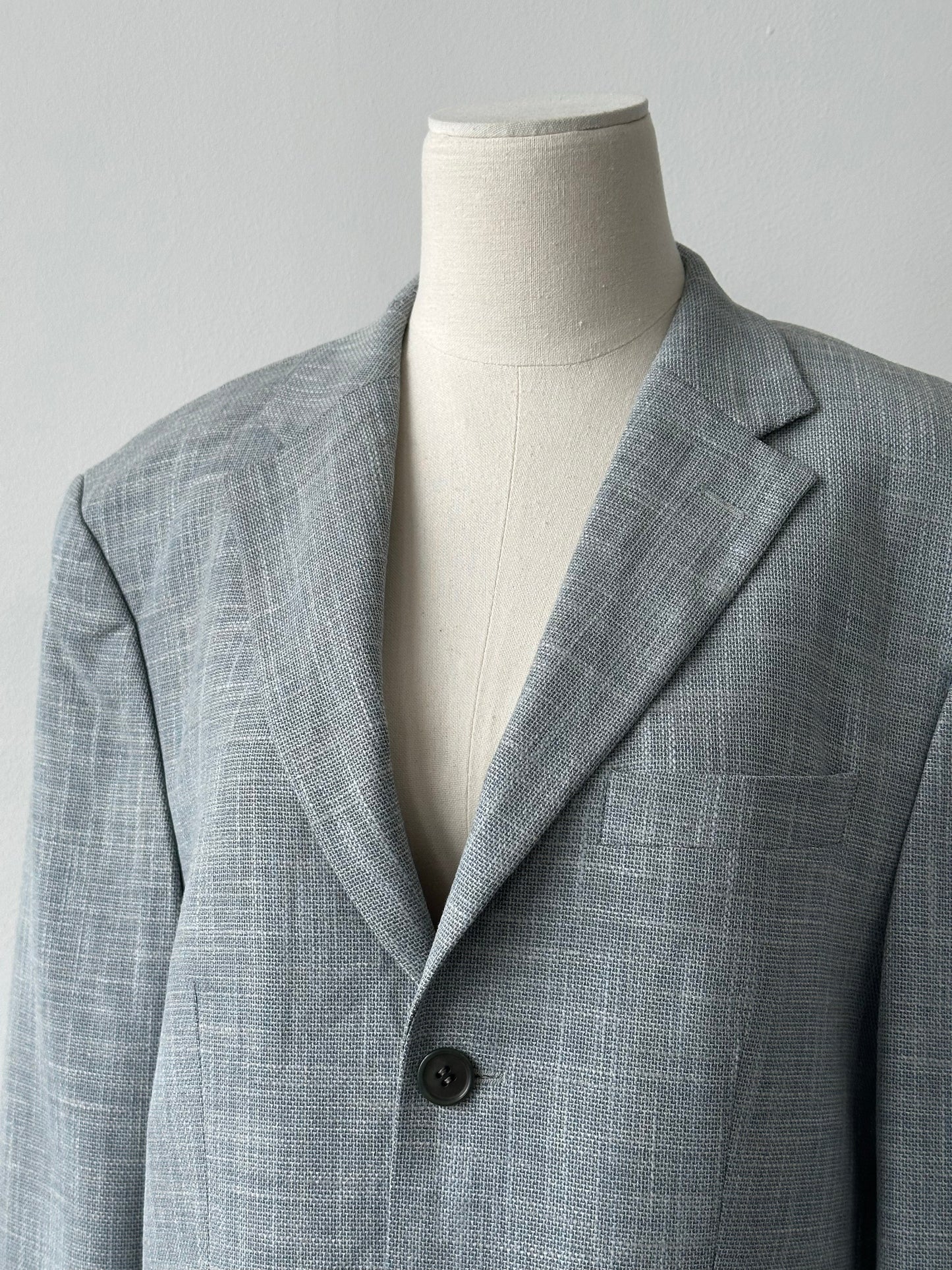 Rene Lezard x Loro Piana 1990s Single Breasted Blazer - L/XL