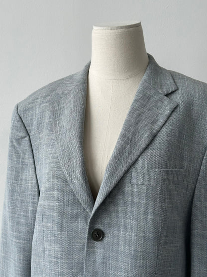 Rene Lezard x Loro Piana 1990s Single Breasted Blazer - L/XL
