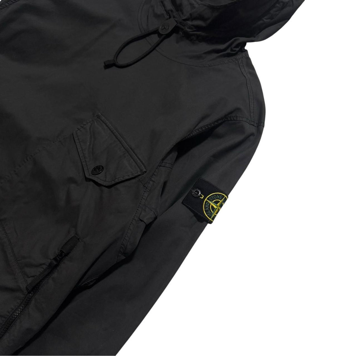 Stone Island Pullover Smock Jacket | Small, Black