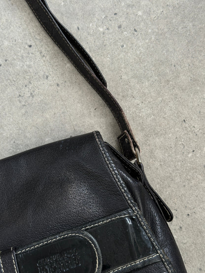 Gianfranco Ferre 1990s Leather Crossbody Bag