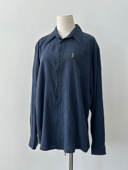 Armani Jeans 1990s Pure Cotton Woven Shirt - L
