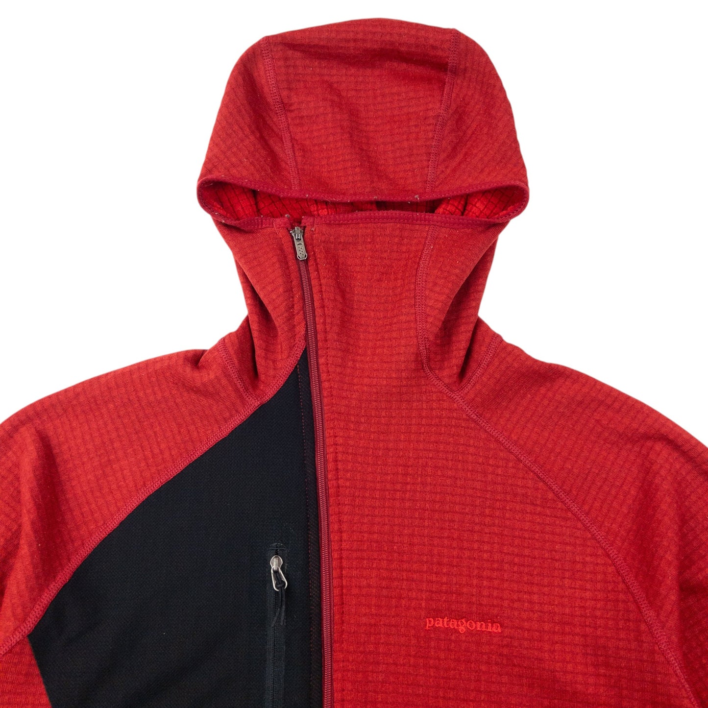 Vintage 2000s Patagonia Half Zip Waffle Fleece Hoodie Size S | Small, Red