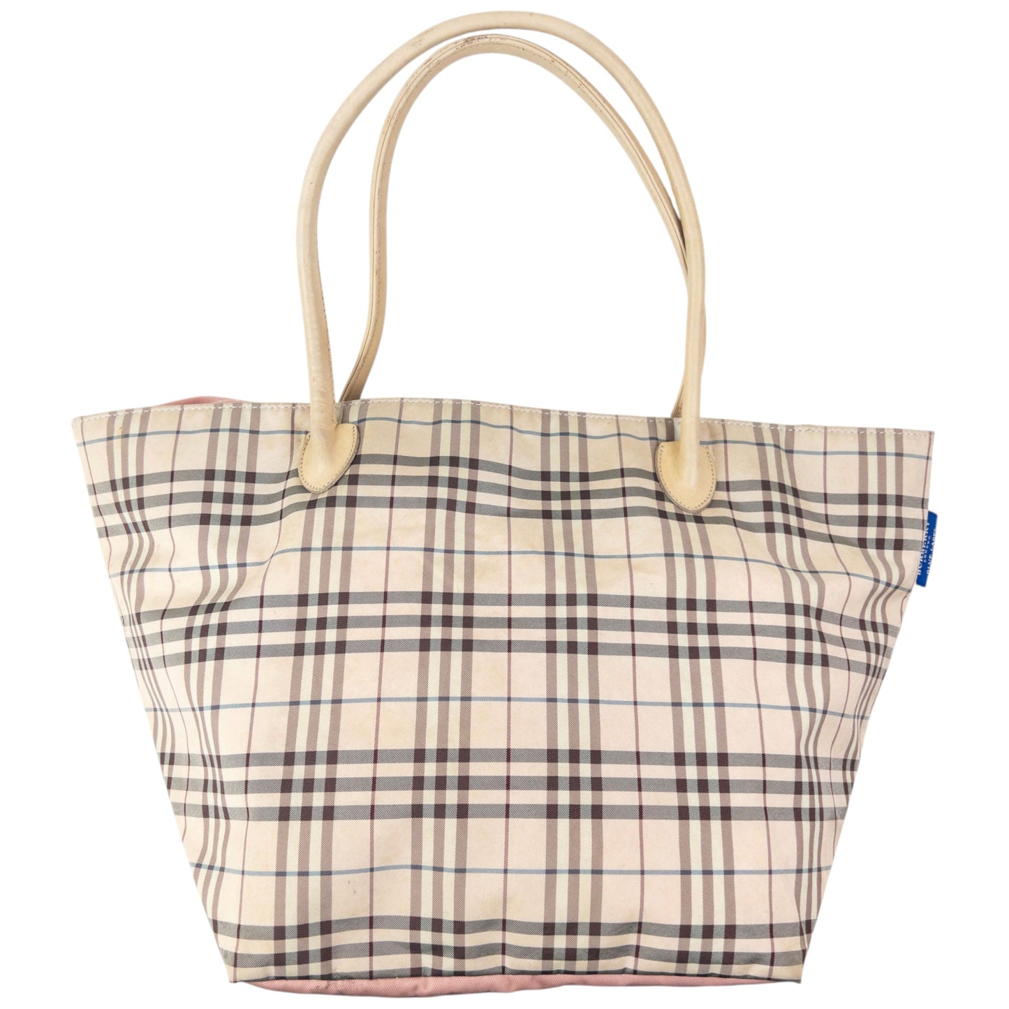 Vintage 2000s Burberry Blue Label Nova Check Shoulder Bag | O/S, Blue