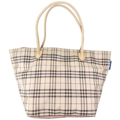 Vintage 2000s Burberry Blue Label Nova Check Shoulder Bag | O/S, Blue