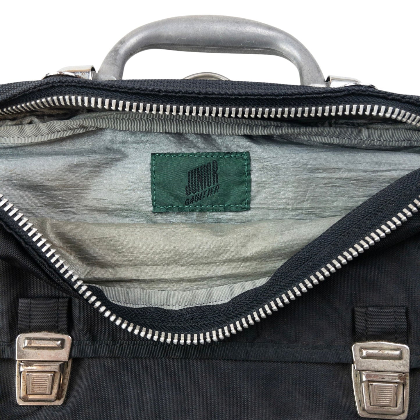 Vintage 80s Gaultier JUNIOR Briefcase Bag | O/S, Black
