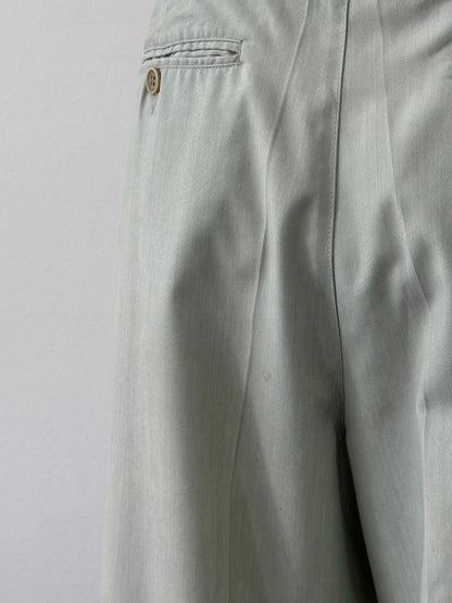 Italian Vintage 1990s High Waisted Pleated Trousers - W30
