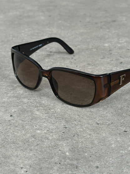 Gianfranco Ferre 1990s Oversized Rectangular Sunglasses