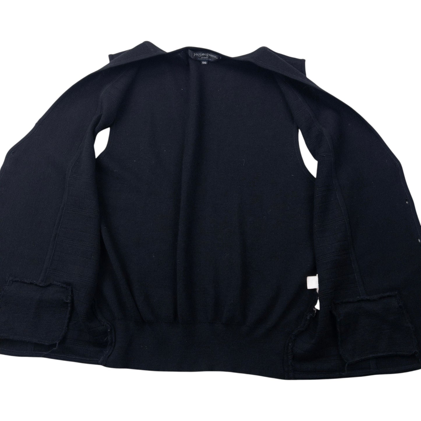 Vintage YSL Yves Saint Laurent Button Up Sweater Vest Size S