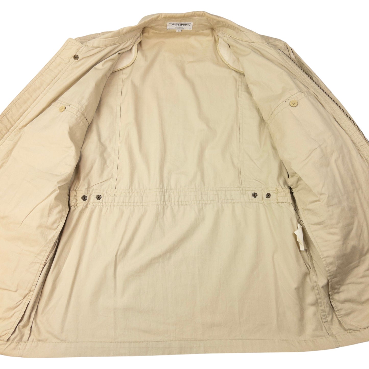 Vintage YSL Yves Saint Laurent Zip Up Jacket Size L