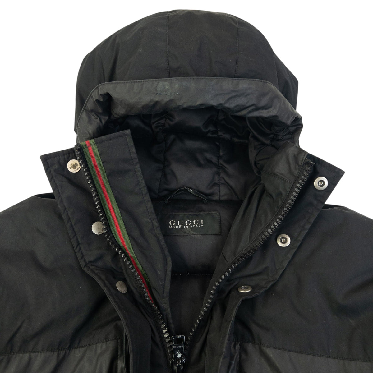 Vintage 2000s Gucci Zip Up Padded Jacket Size XXL | XXL, Black