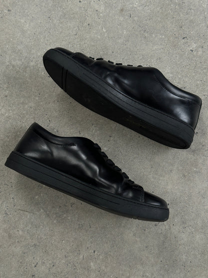 Prada Sport 2000s Leather Minimal Lace Up Trainers - UK 5.5