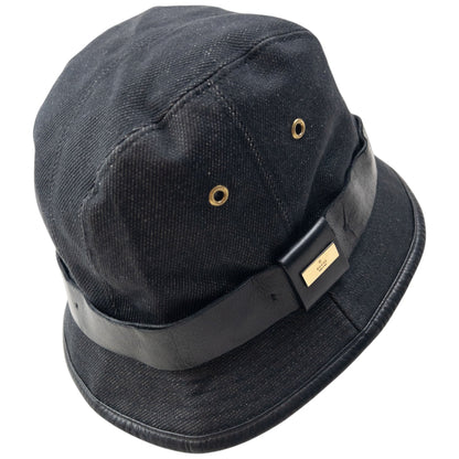 Vintage 2000s Gucci Bucket Hat Size XL | O/S, Black