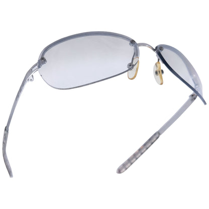 Vintage 2000s Burberry Nova Check Rimless Sunglasses | O/S, Grey
