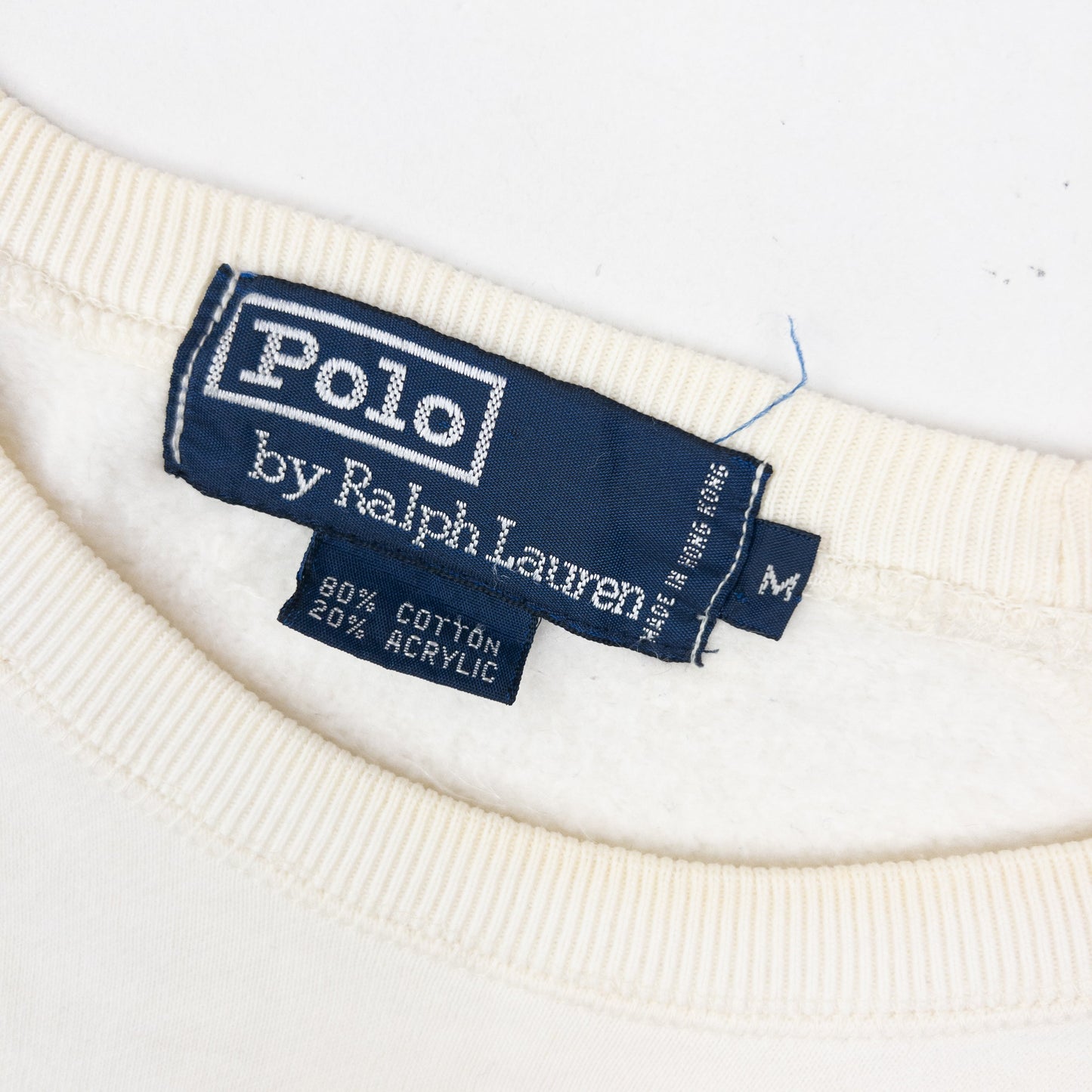 Vintage 90s Polo Ralph Lauren Lion Sweatshirt Size XL | XL, White