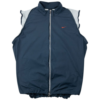 Vintage 2000s Nike Climafit Zip Off Sleeve Jacket Size XL | XL, Multicoloured