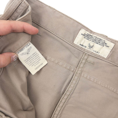 Vintage 2000s AVIREX Cargo Pocket Trousers Size W31 | W31, Beige