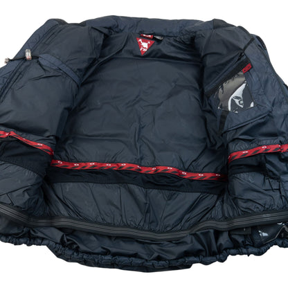 Vintage 90s Oakley Zip Up Puffer Snowboarding Jacket Size S | Small, Navy