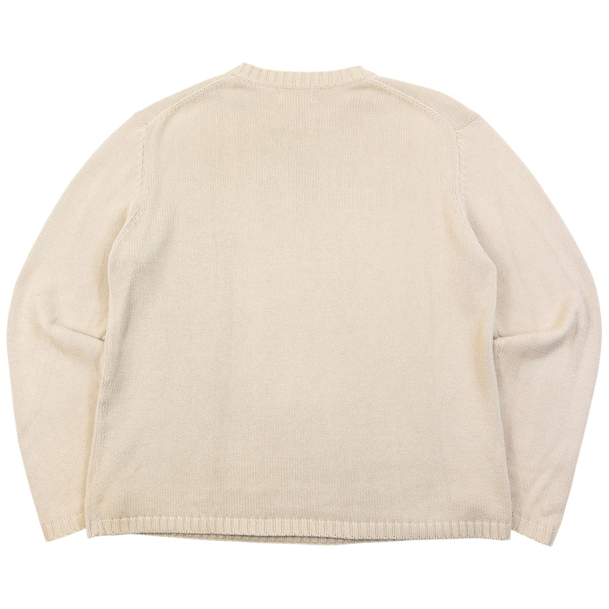 Vintage 2000s YSL Yves Saint Laurent Knit Jumper Size M | Medium, Beige