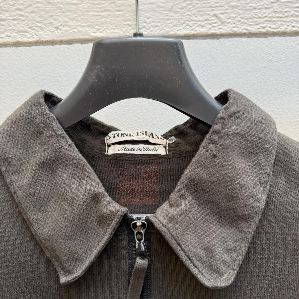 90’s Stone Island Collared Jumper (M) | Medium, Brown