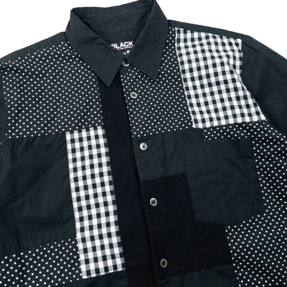 2012 Comme Des Garçons BLACK Long Sleeve Button Up Shirt Size M | Medium, Black